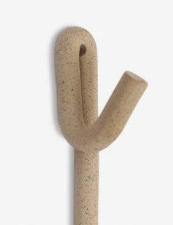 Leggy Long Wall Hook By SIN Ceramics -Famous Decoration Store SinCeramicsLeggyLongWallHook Speckled 5202