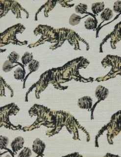 Tiger Grasscloth Wallpaper By Sarah Sherman Samuel -Famous Decoration Store TigerGrassclothWallpaper Ivory A0655823 00003