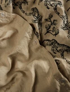 Tiger Hemp Duvet Cover By Sarah Sherman Samuel -Famous Decoration Store TigerHempReversible Queen Full A0656719 1 Product