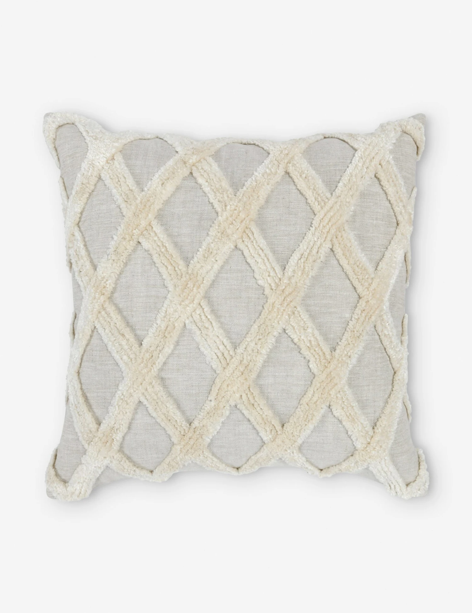 Gayel Linen Pillow, 22" X 22", Natural 1 Gayel Linen Pillow, 22" X 22", Natural