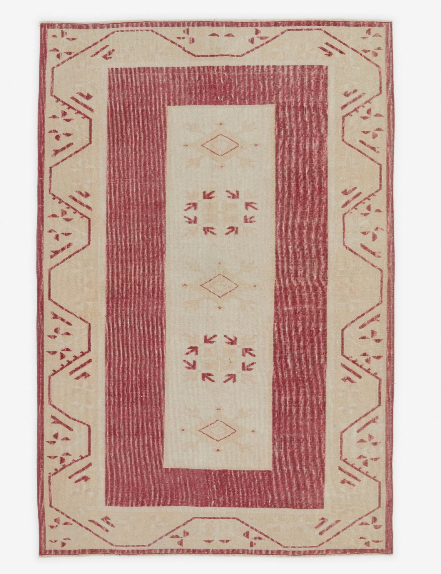 Vintage Turkish Rug No. 91, 4'1" X 6'4" 1 Vintage Turkish Rug No. 91, 4'1" X 6'4"