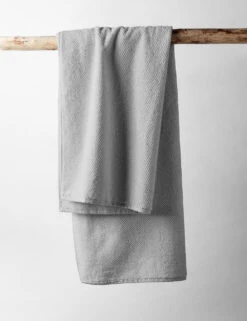 Air Weight Bath Towel By Coyuchi -Famous Decoration Store air weight fog hanging 2