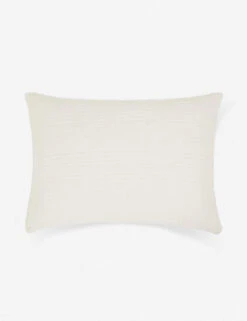 Arrowhead Textured Cotton Sham By Pom Pom At Home -Famous Decoration Store cream 7f17b97e 4973 4b40 b225 3e52131e338e