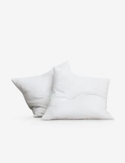 European Flax Linen Euro Pillowcases (Set Of 2) By Cultiver -Famous Decoration Store cultiver linen bedding white pillowcase euro 1 376ed685 588c 4af9 bb57 69559f66a028