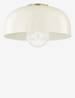 Dea Semi-Flush Mount Light -Famous Decoration Store dea semi flush mount aged brass and cream 2 1564991625 896dcbd3 7614 46ff 869a 210bddfb5c53