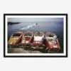 Waterskiing From The Hotel Du Cap-Eden-Roc Photography Print By Slim Aarons