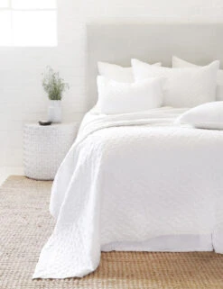 Hampton Quilted Coverlet By Pom Pom At Home 20 Hampton Quilted Coverlet By Pom Pom At Home -Famous Decoration Store hampton white front 2
