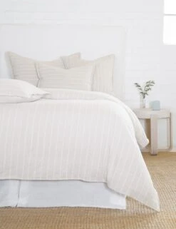 Henley Cotton Duvet By Pom Pom At Home -Famous Decoration Store henleyoatFRONT