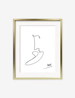 Kiss Print By Damienne Merlina -Famous Decoration Store kiss gold frame 1