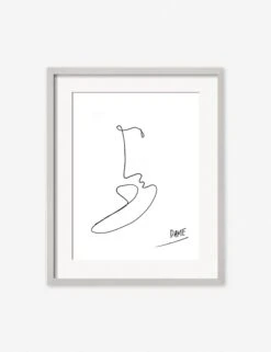 Kiss Print By Damienne Merlina -Famous Decoration Store kiss silver frame 1