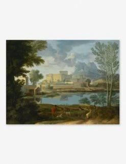Landscape With A Calm Wall Art By Nicolas Poussin -Famous Decoration Store landscape with a calm unframed print