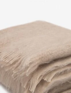 Aimee Mohair Throw -Famous Decoration Store mohair throw blush a06517014 detail 1
