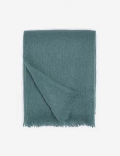 Aimee Mohair Throw -Famous Decoration Store mohair throw shale blue a06517015 2