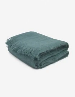 Aimee Mohair Throw -Famous Decoration Store mohair throw shale blue a06517015 det 3