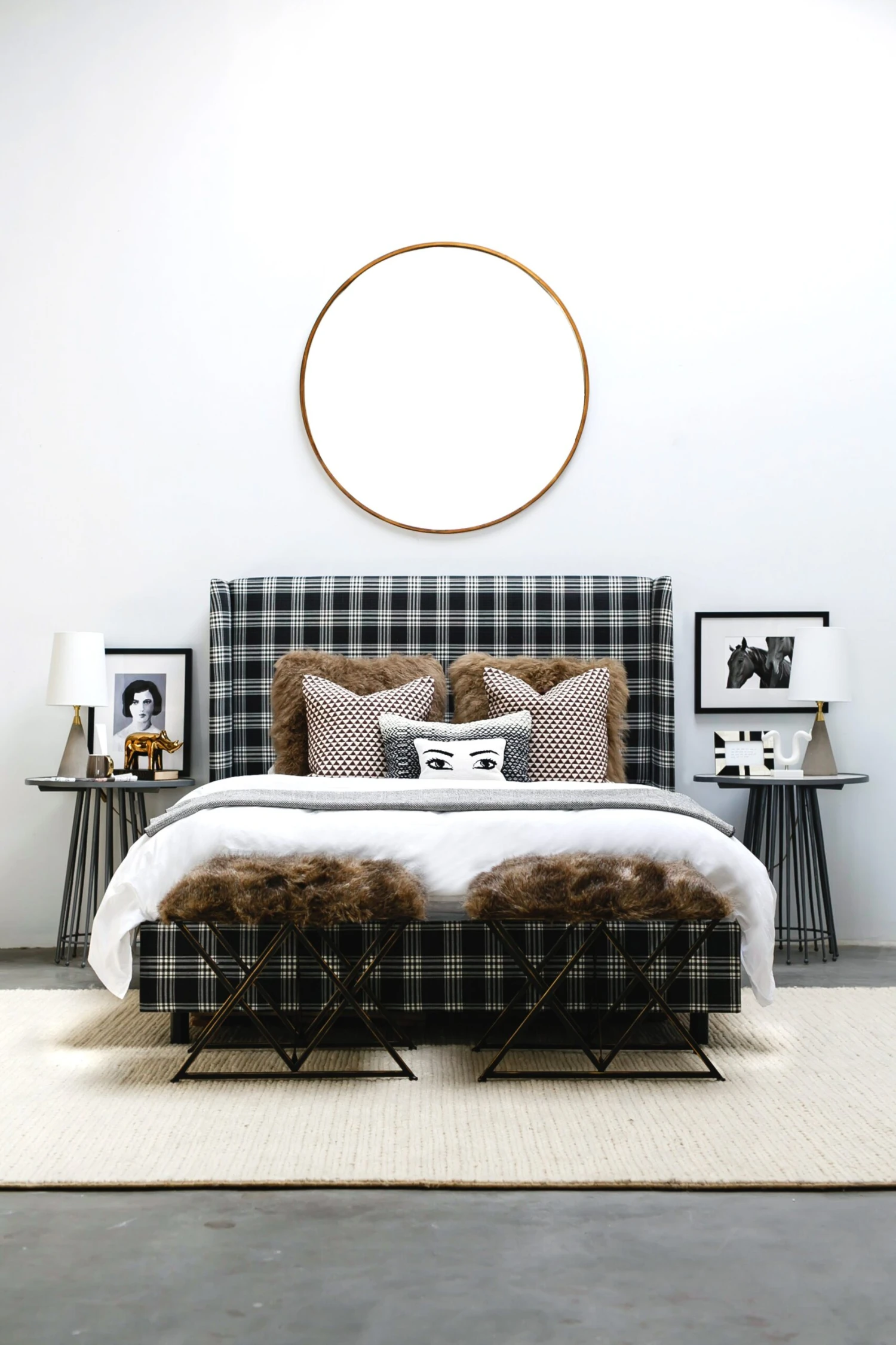 Mercedes Round Mirror 2 Mercedes Round Mirror - Image 2