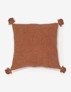 Montauk Pillow By Pom Pom At Home -Famous Decoration Store montauk terra cotta tassel