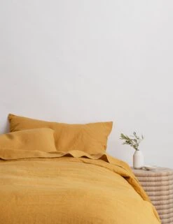 European Flax Linen Flat Sheet By Cultiver 8 European Flax Linen Flat Sheet By Cultiver -Famous Decoration Store mustard lifestyle 1 60926236 71b0 4b45 bc73 5dec4ced1322