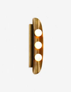 Natasha Sconce -Famous Decoration Store natasha triple light wall sconce vintage brass copy 1