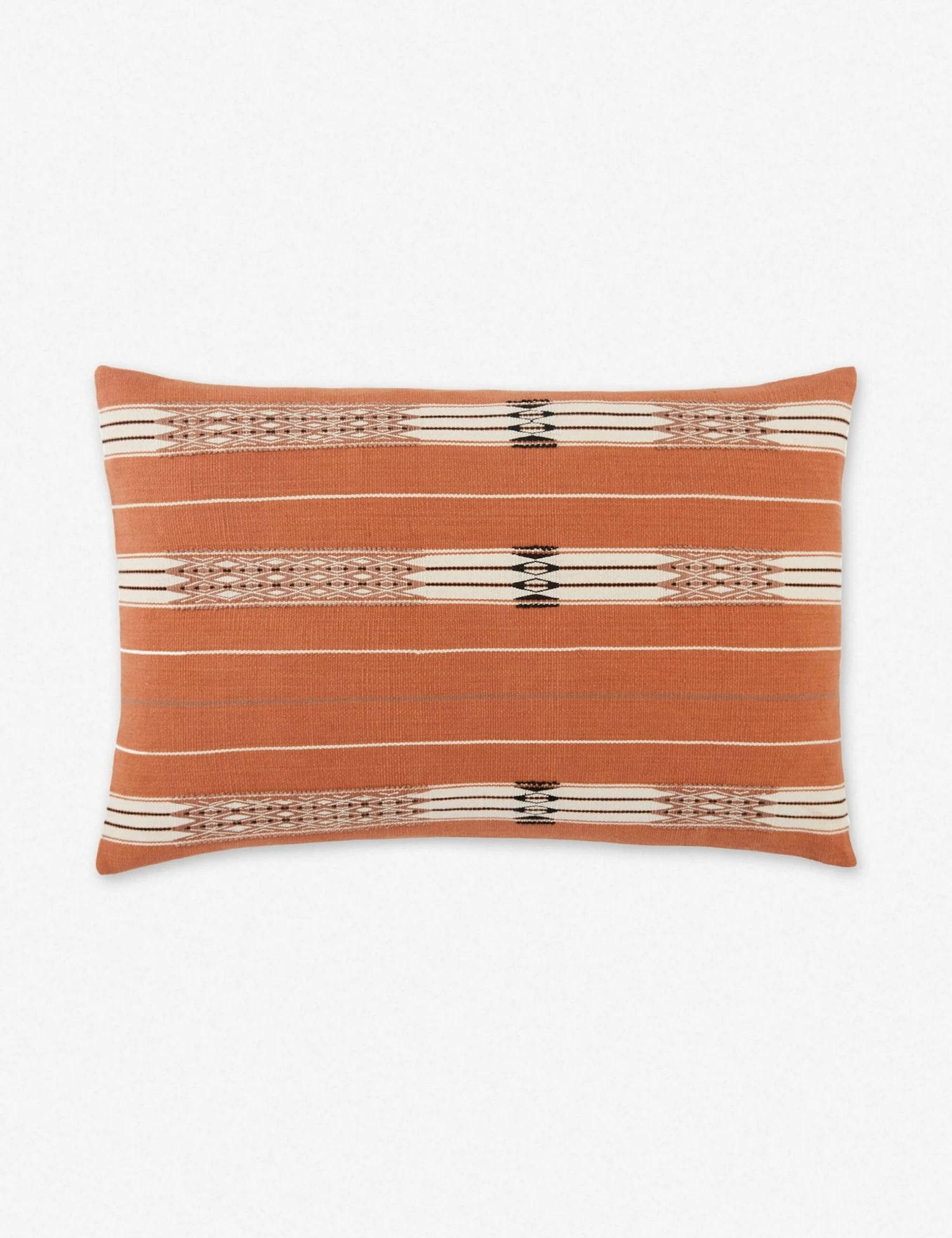 Malva Lumbar Pillow, Rust 1 Malva Lumbar Pillow, Rust