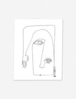 Picasso Print By Damienne Merlina -Famous Decoration Store picasso face unframed print 1