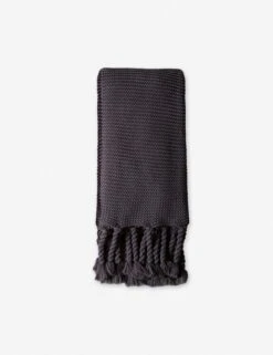 Trestles Chunky Knit Throw By Pom Pom At Home -Famous Decoration Store pom pom at home trestles throw midnight 3